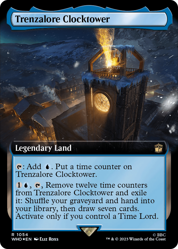 Trenzalore Clocktower (Extended Art) (Surge Foil) [Doctor Who] | Gear Gaming Fayetteville