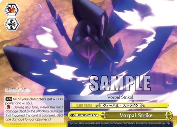 Vorpal Strike - [Accel World -Infinite Burst-] | Gear Gaming Fayetteville