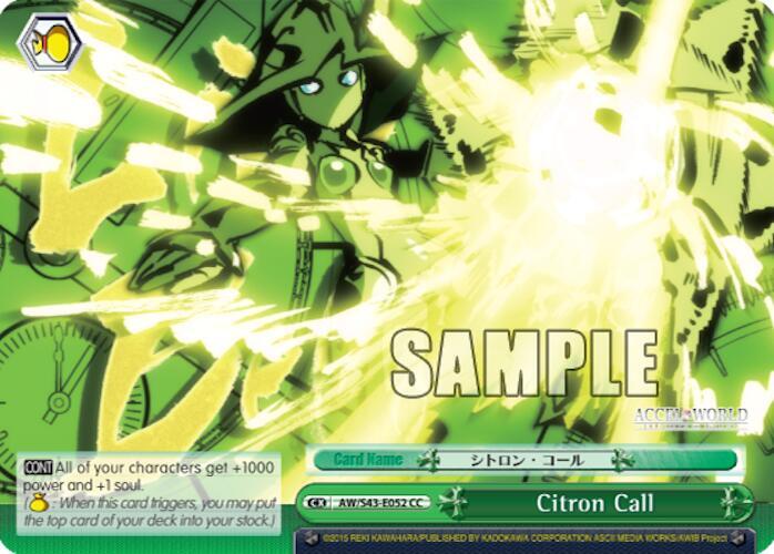 Citron Call - [Accel World -Infinite Burst-] | Gear Gaming Fayetteville