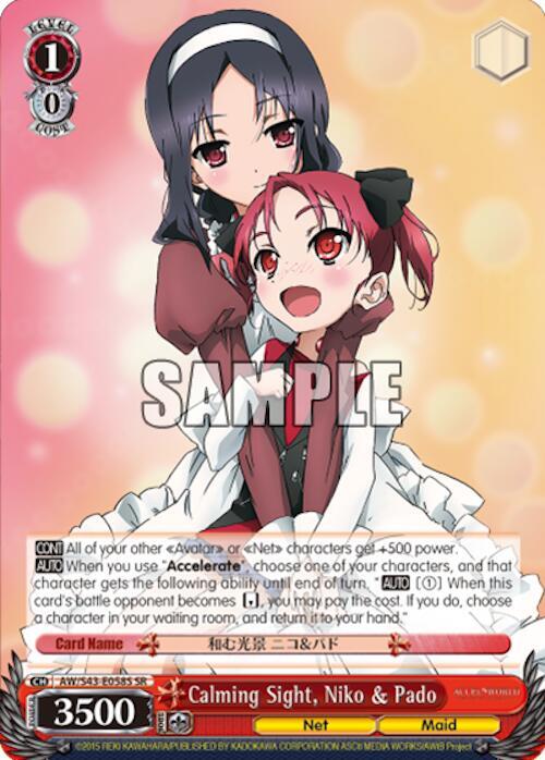 Calming Sight, Niko & Pado (SR) - [Accel World -Infinite Burst-] | Gear Gaming Fayetteville