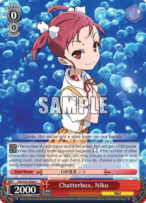 Chatterbox, Niko - [Accel World -Infinite Burst-] | Gear Gaming Fayetteville