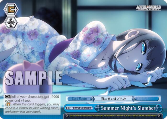 Summer Night's Slumber - [Accel World -Infinite Burst-] | Gear Gaming Fayetteville
