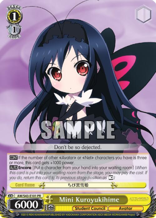 Mini Kuroyukihime - [Accel World -Infinite Burst-] | Gear Gaming Fayetteville