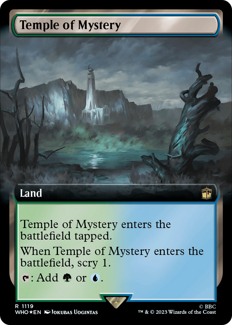 Temple of Mystery (Extended Art) (Surge Foil) [Doctor Who] | Gear Gaming Fayetteville