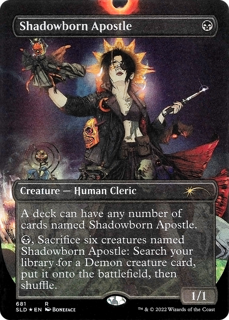 Shadowborn Apostle (681) (Borderless) [Secret Lair Drop Promos] | Gear Gaming Fayetteville