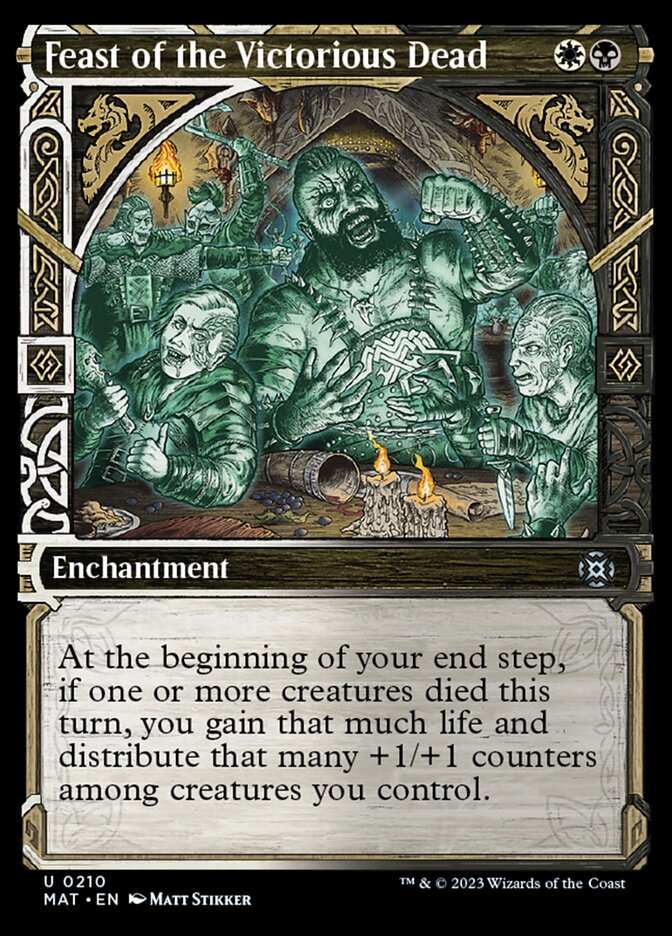 Feast of the Victorious Dead (Showcase Halo Foil) [March of the Machine: The Aftermath] | Gear Gaming Fayetteville