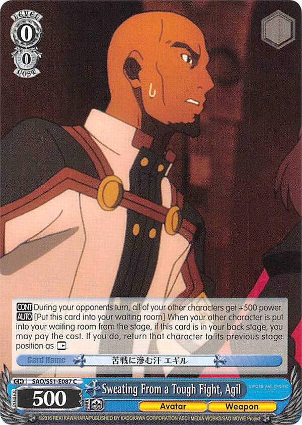Sweating From a Tough Fight, Agil - [Sword Art Online The Movie: -Ordinal Scale-] | Gear Gaming Fayetteville