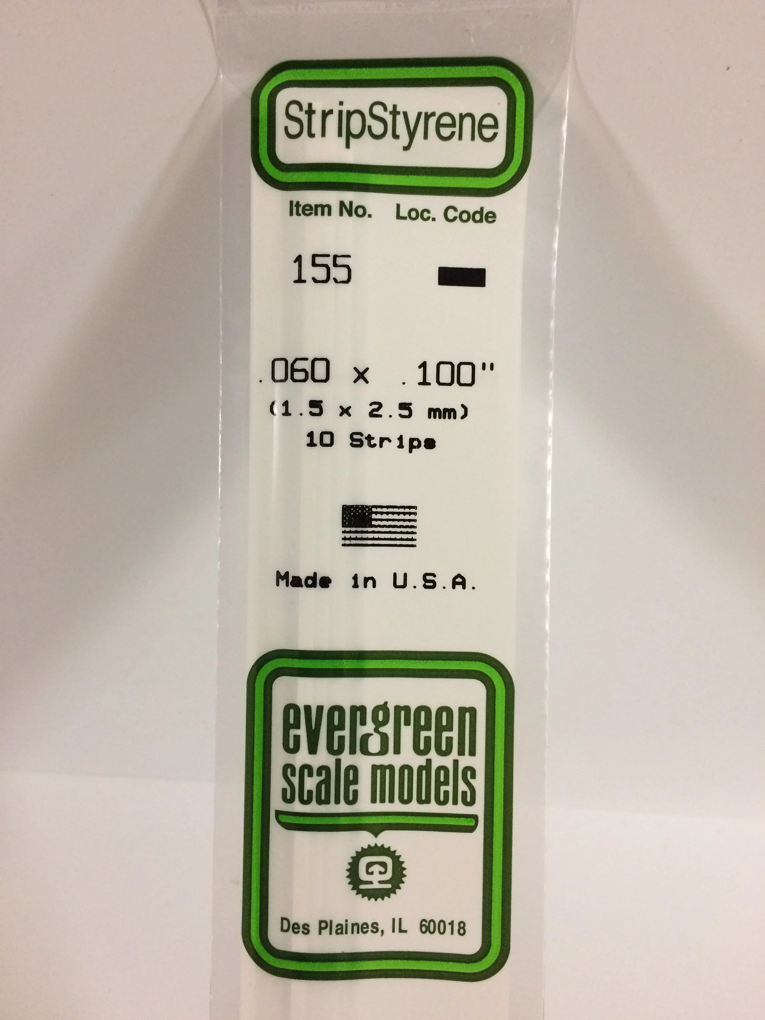 155 - .060" X .100" OPAQUE WHITE POLYSTYRENE STRIP | Gear Gaming Fayetteville