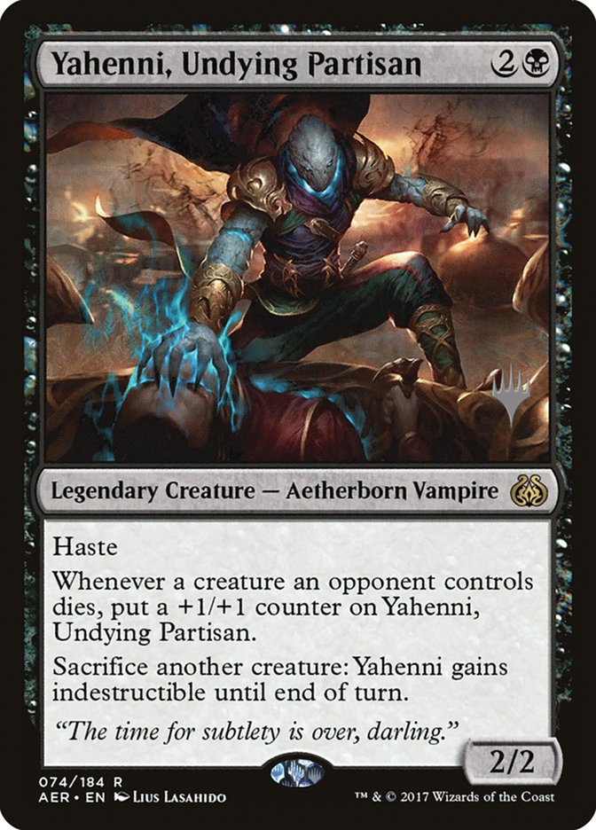 Yahenni, Undying Partisan (Promo Pack) [Aether Revolt Promos] | Gear Gaming Fayetteville