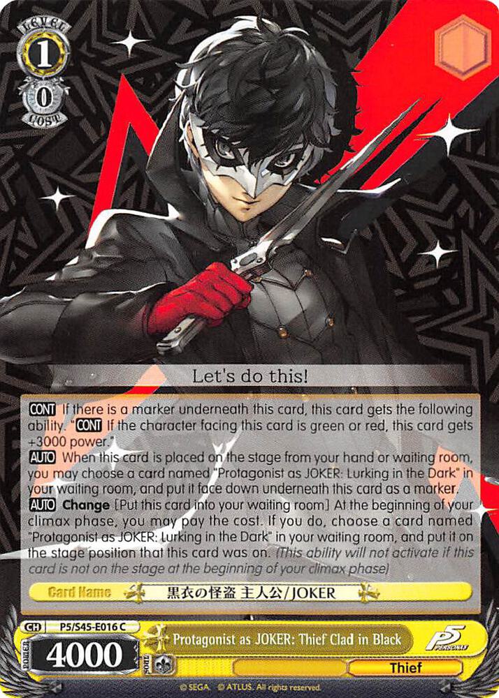 Protagonist as JOKER: Thief Clad in Black - [Persona 5] | Gear Gaming Fayetteville