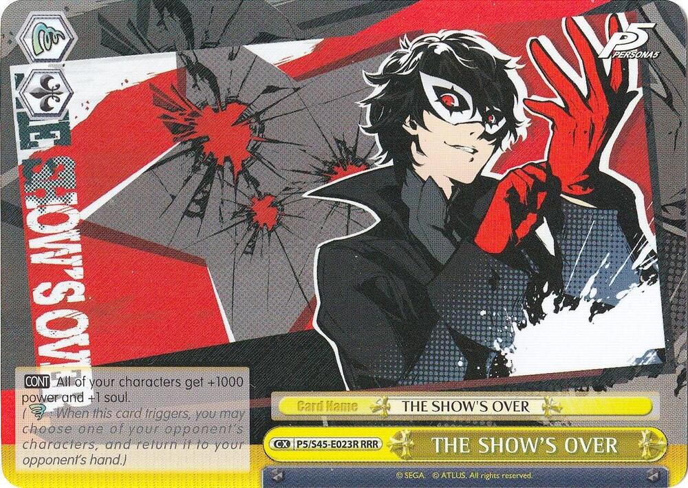 THE SHOW'S OVER (RRR) - [Persona 5] | Gear Gaming Fayetteville