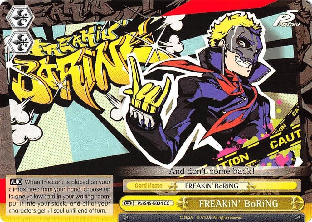 FREAKiN' BoRiNG - [Persona 5] | Gear Gaming Fayetteville
