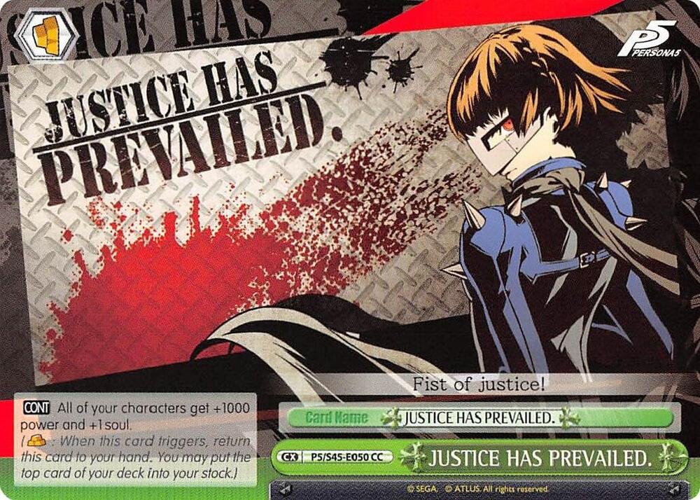 JUSTICE HAS PREVAILED. - [Persona 5] | Gear Gaming Fayetteville