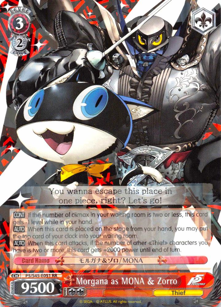 Morgana as MONA & Zorro - [Persona 5] | Gear Gaming Fayetteville