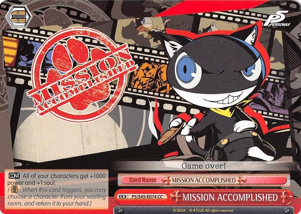 MISSION ACCOMPLISHED - [Persona 5] | Gear Gaming Fayetteville