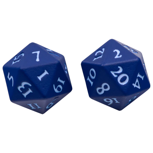 VIVID Heavy Metal D20 Dice Blue by Ultra Pro | Gear Gaming Fayetteville