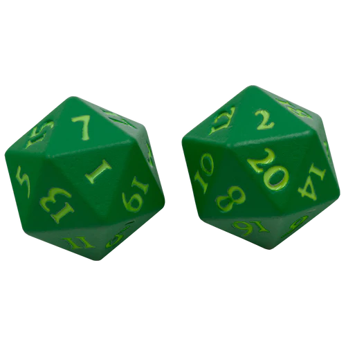 VIVID Heavy Metal D20 Dice Green by Ultra Pro | Gear Gaming Fayetteville