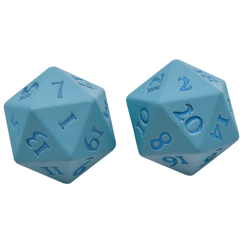 VIVID Heavy Metal D20 Dice Light Blue by Ultra Pro | Gear Gaming Fayetteville