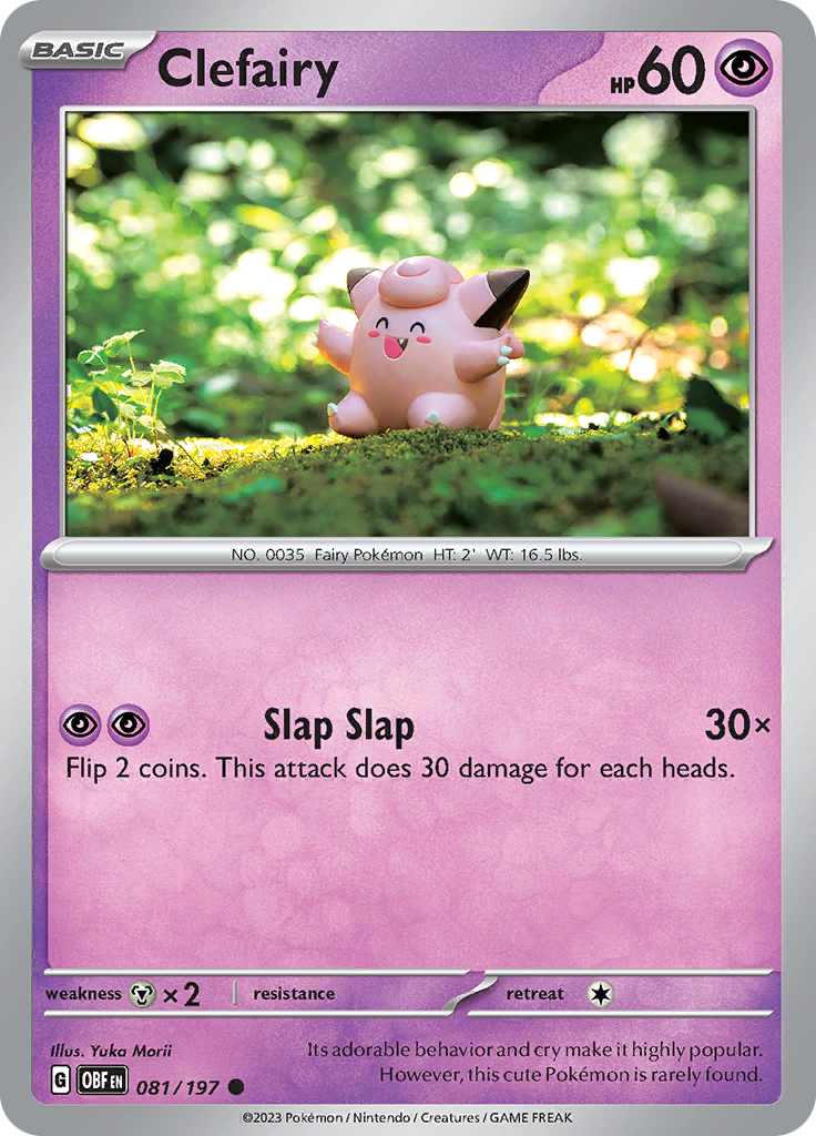 Clefairy (081/197) [Scarlet & Violet: Obsidian Flames] | Gear Gaming Fayetteville