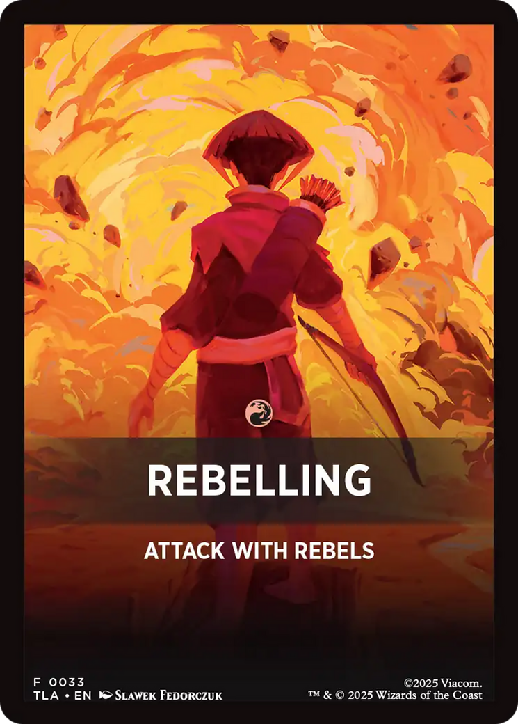 Rebelling Theme Card [Avatar: The Last Airbender Tokens] | Gear Gaming Fayetteville