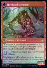 Ill-Tempered Loner // Howlpack Avenger [Innistrad: Crimson Vow Prerelease Promos] | Gear Gaming Fayetteville