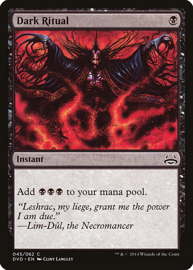 Dark Ritual (Divine vs. Demonic) [Duel Decks Anthology] | Gear Gaming Fayetteville