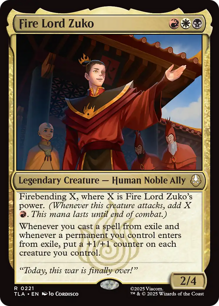 Fire Lord Zuko [Avatar: The Last Airbender] | Gear Gaming Fayetteville