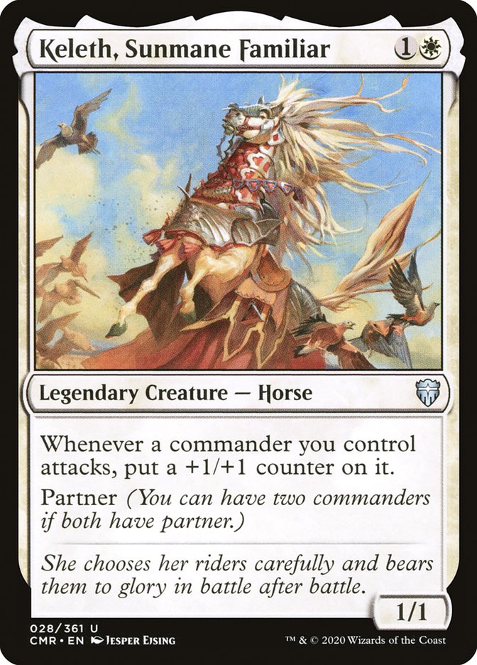 Keleth, Sunmane Familiar [Commander Legends] | Gear Gaming Fayetteville