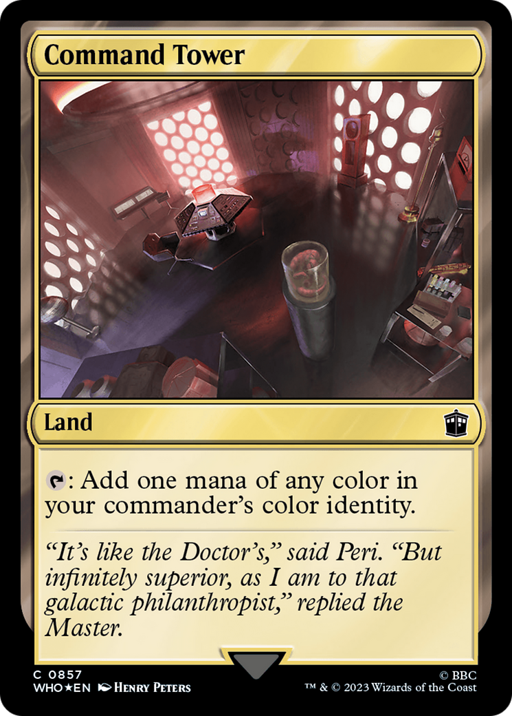 Command Tower (0857) (Surge Foil) [Doctor Who] | Gear Gaming Fayetteville