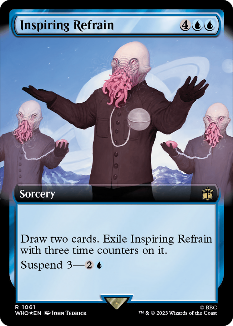 Inspiring Refrain (Extended Art) (Surge Foil) [Doctor Who] | Gear Gaming Fayetteville