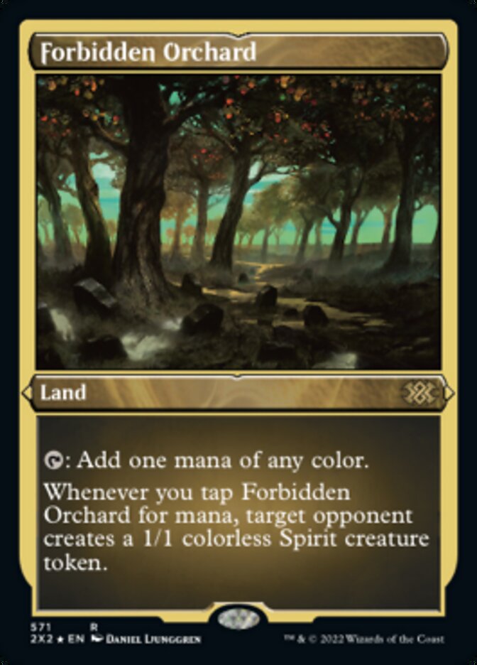 Forbidden Orchard (Foil Etched) [Double Masters 2022] | Gear Gaming Fayetteville