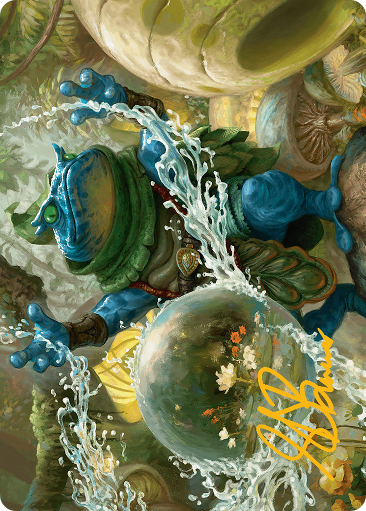 Pond Prophet Art Card (Gold-Stamped Signature) [Bloomburrow Art Series] | Gear Gaming Fayetteville