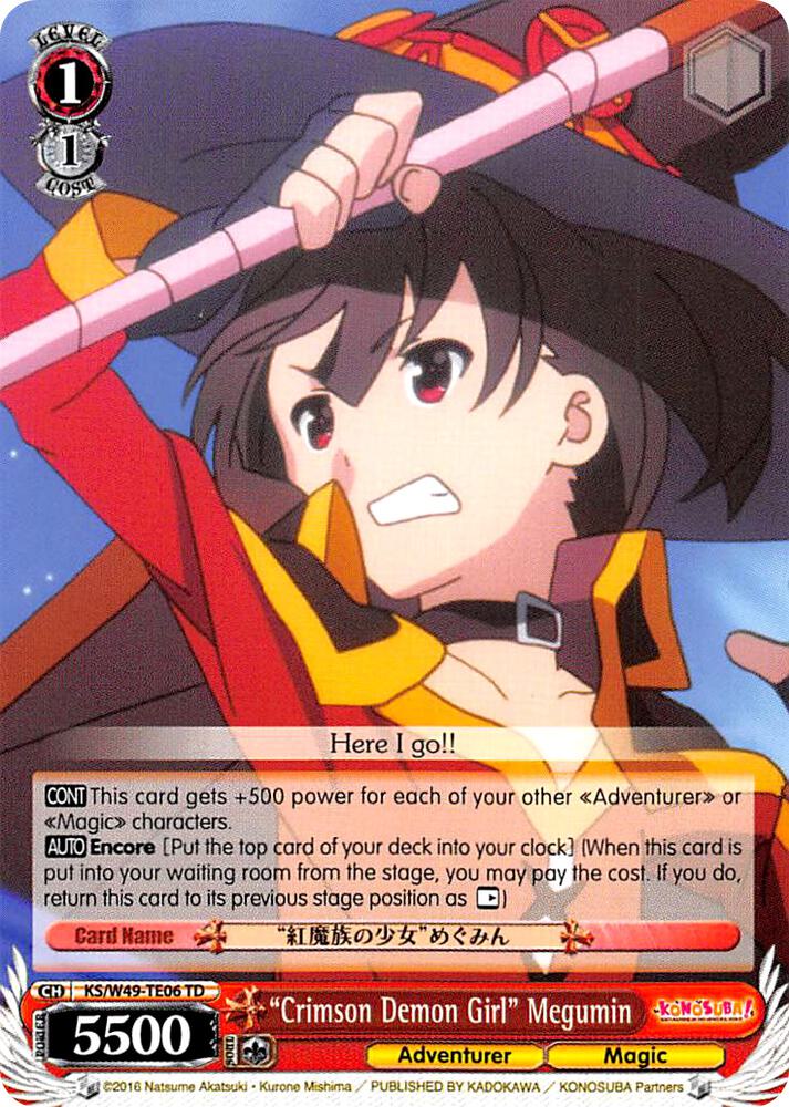 "Crimson Demon Girl" Megumin - [KonoSuba] | Gear Gaming Fayetteville