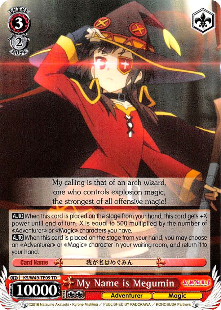 My Name is Megumin - [KonoSuba] | Gear Gaming Fayetteville