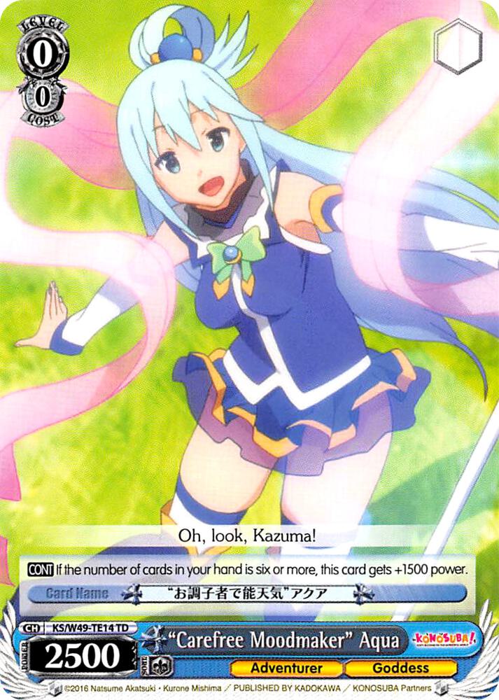 "Carefree Moodmaker" Aqua - [KonoSuba] | Gear Gaming Fayetteville
