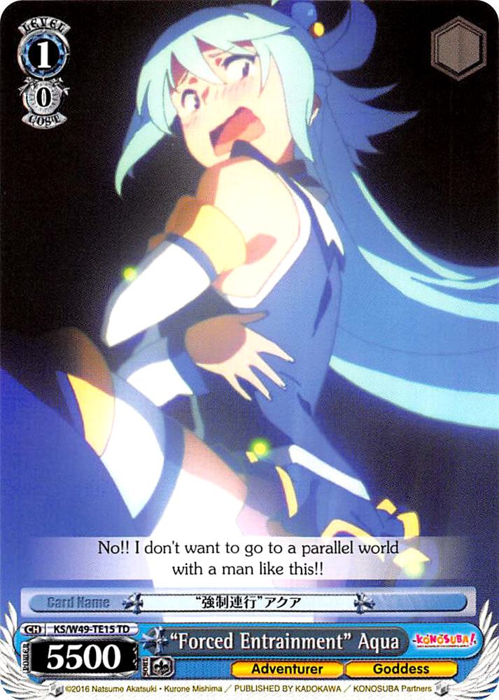 "Forced Entrainment" Aqua - [KonoSuba] | Gear Gaming Fayetteville