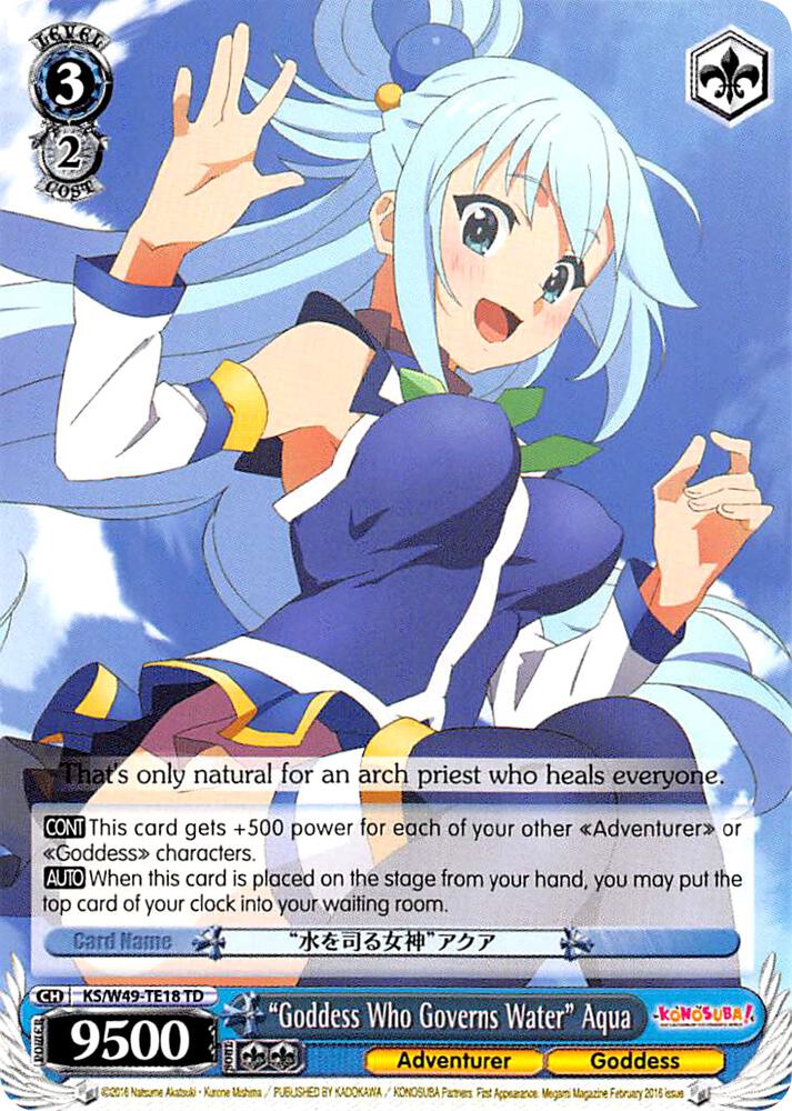 "Goddess Who Governs Water" Aqua - [KonoSuba] | Gear Gaming Fayetteville