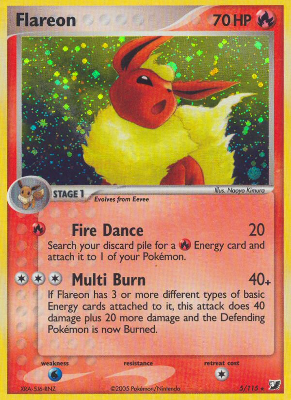 Flareon (5/115) [EX: Unseen Forces] | Gear Gaming Fayetteville