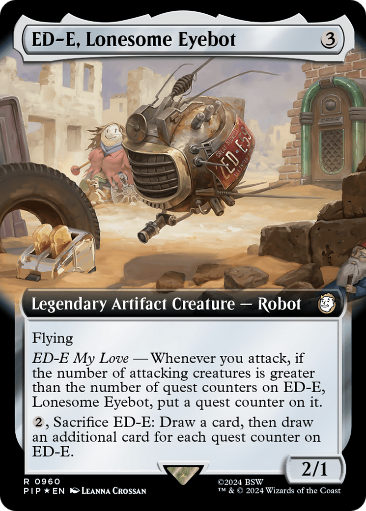 ED-E, Lonesome Eyebot (Extended Art) (Surge Foil) [Fallout] | Gear Gaming Fayetteville