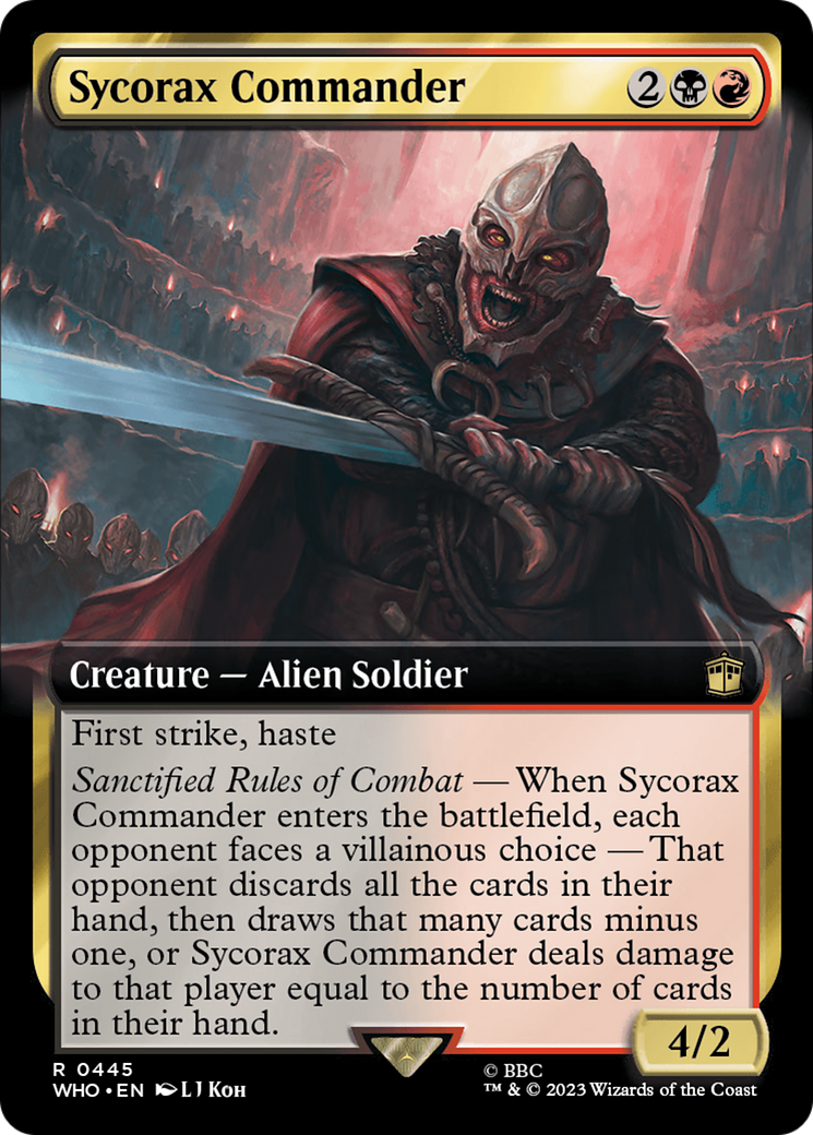 Sycorax Commander (Extended Art) [Doctor Who] | Gear Gaming Fayetteville