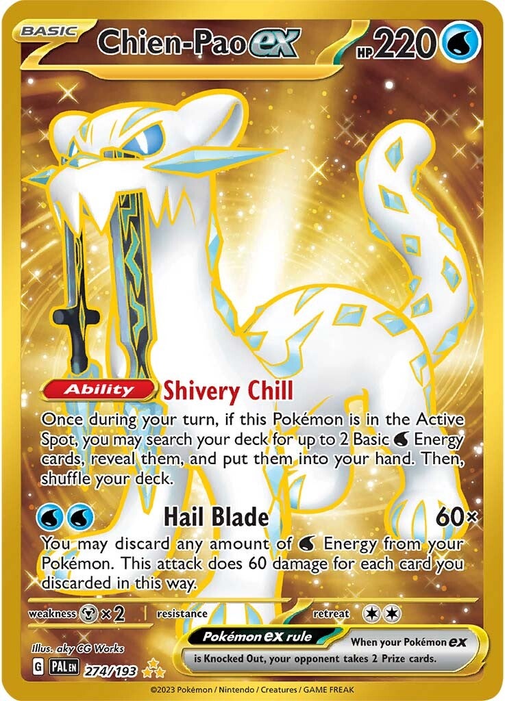 Chien-Pao ex (274/193) [Scarlet & Violet: Paldea Evolved] | Gear Gaming Fayetteville