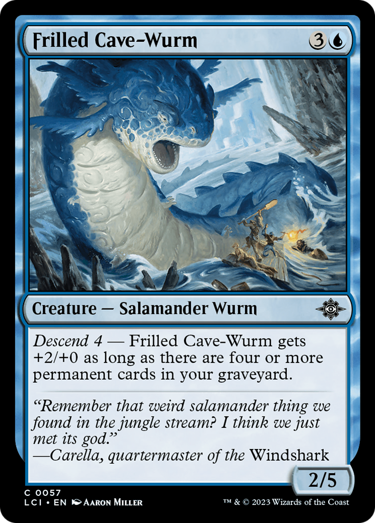 Frilled Cave-Wurm [The Lost Caverns of Ixalan] | Gear Gaming Fayetteville