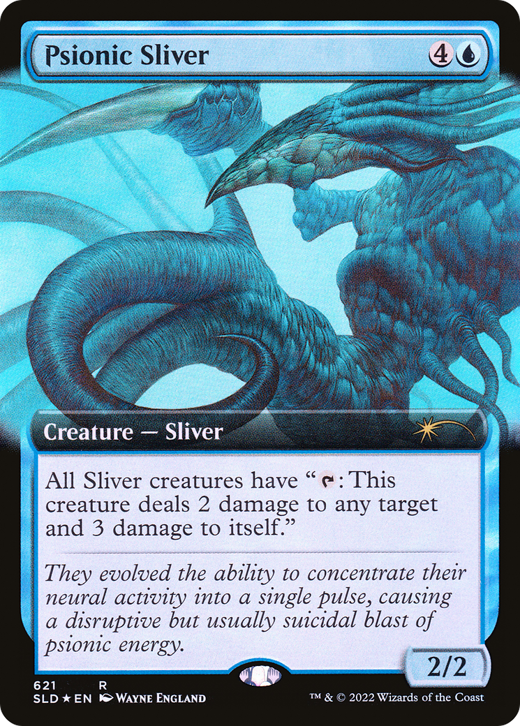 Psionic Sliver (Extended Art) [Secret Lair Drop Promos] | Gear Gaming Fayetteville