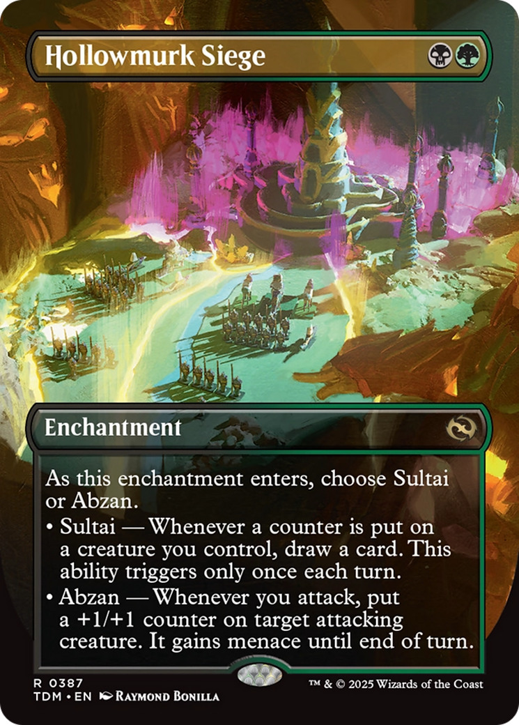 Hollowmurk Siege (Borderless) [Tarkir: Dragonstorm] | Gear Gaming Fayetteville