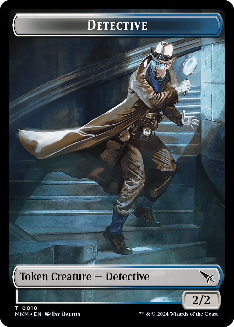 Detective // Thopter (0019) Double-Sided Token [Murders at Karlov Manor Tokens] | Gear Gaming Fayetteville