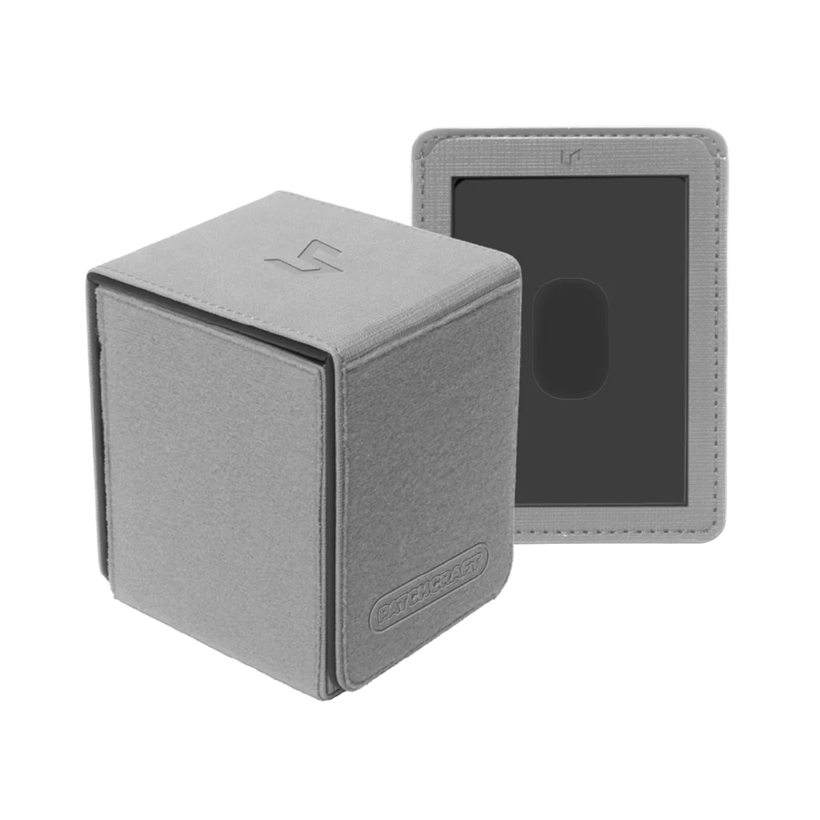 Ultra Pro Alcove Flip Box Patchcraft Grey | Gear Gaming Fayetteville
