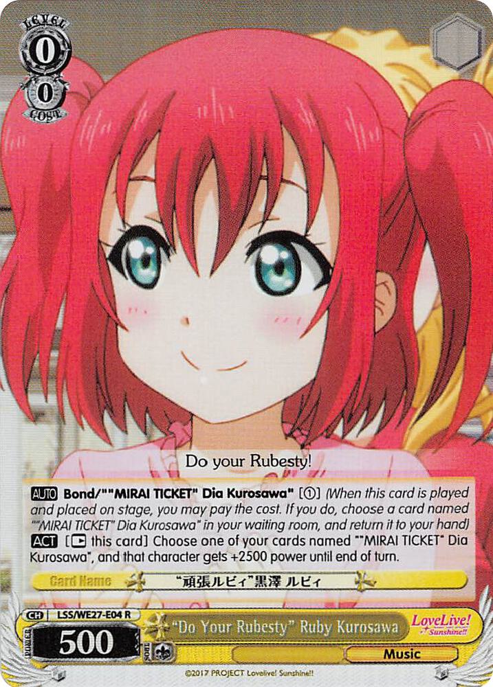 "Do Your Rubesty" Ruby Kurosawa (Parallel Foil) - [Love Live! Sunshine!! Extra Booster] | Gear Gaming Fayetteville