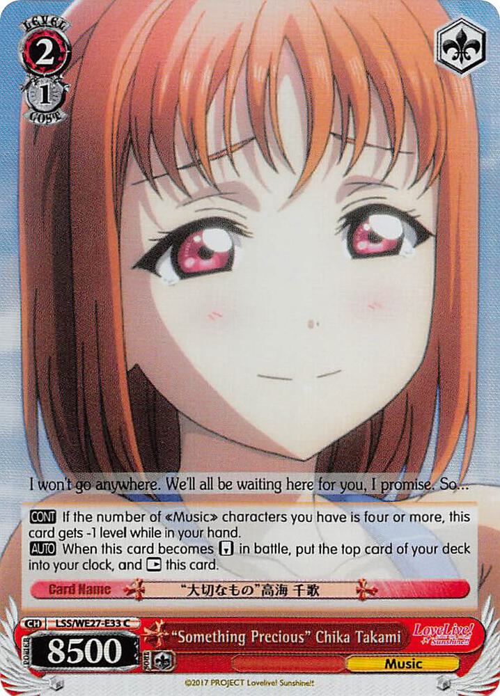"Something Precious" Chika Takami (Parallel Foil) - [Love Live! Sunshine!! Extra Booster] | Gear Gaming Fayetteville