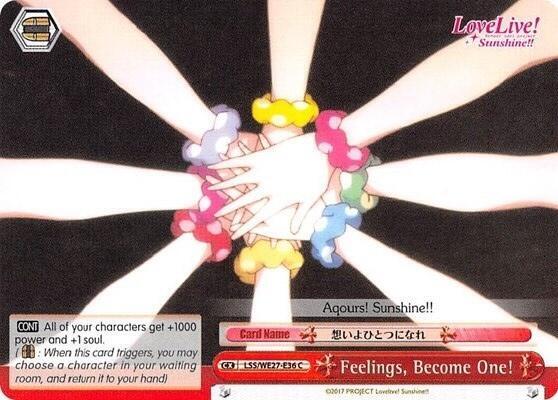 Feelings, Become One! - [Love Live! Sunshine!! Extra Booster] | Gear Gaming Fayetteville