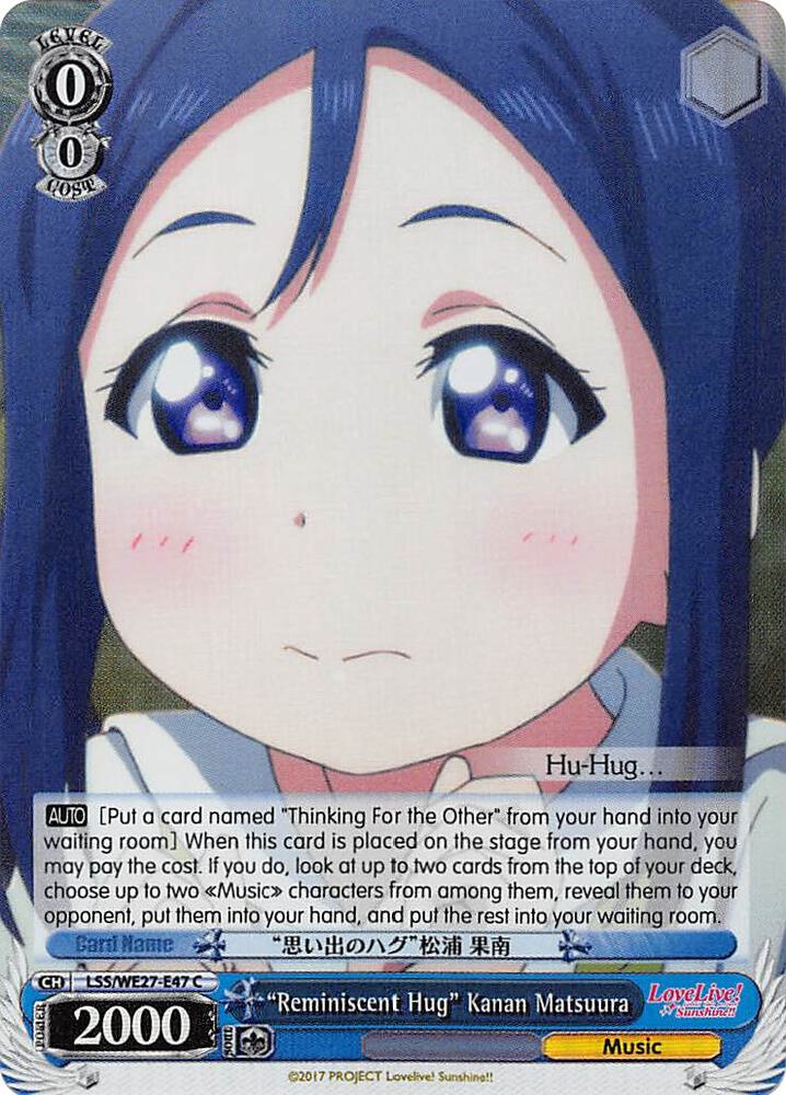 "Reminiscent Hug" Kanan Matsuura (Parallel Foil) - [Love Live! Sunshine!! Extra Booster] | Gear Gaming Fayetteville